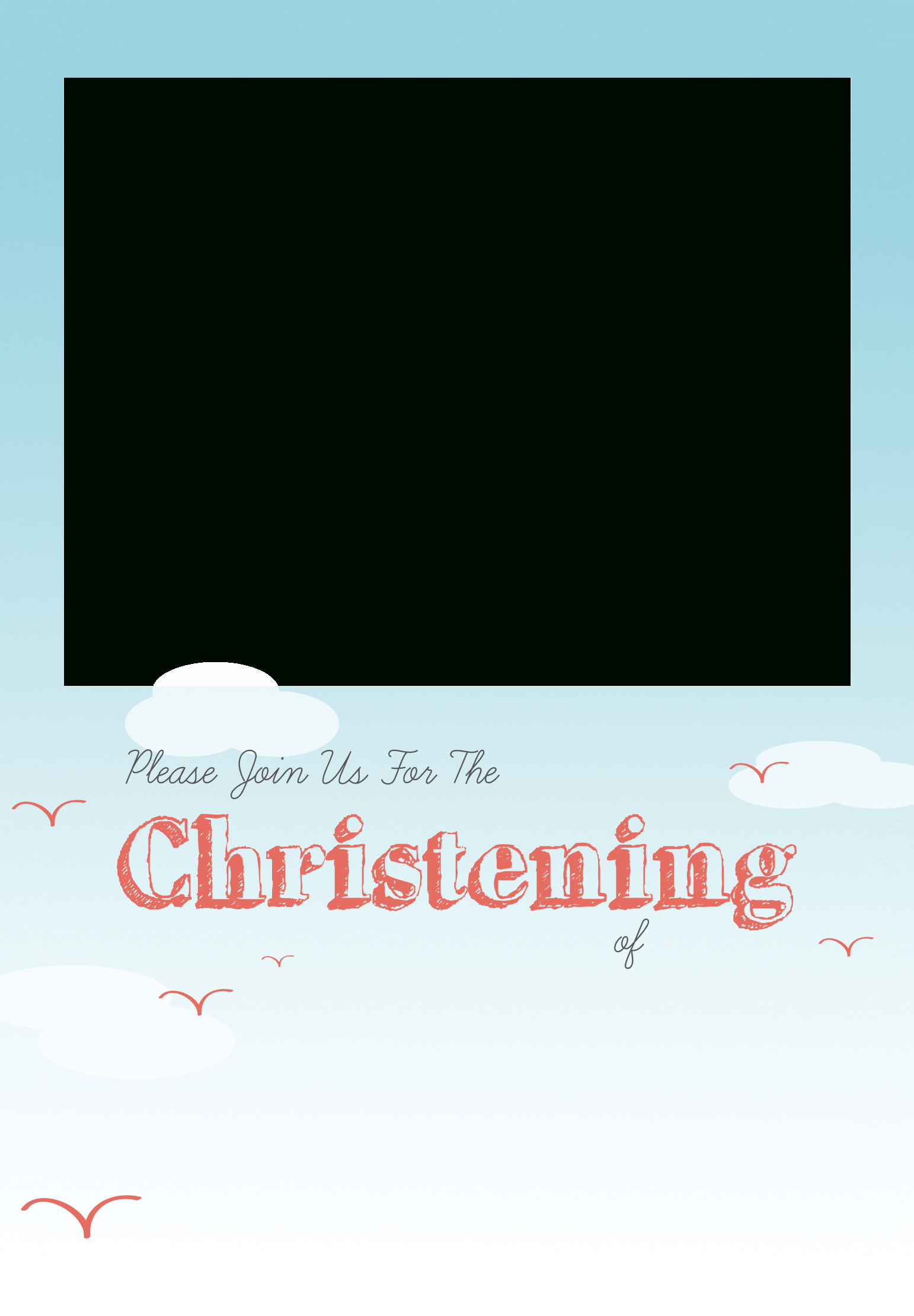 All Smiles - Free Printable Baptism &amp;amp; Christening Invitation - Free Printable Baptism Greeting Cards