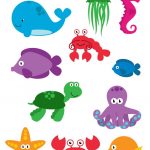 Alluring Printable Sea Creatures Colouring In Good Printable Sea   Free Printable Sea Creature Templates