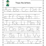 Alphabet Free Writing Worksheets For Kindergarten Handwriting   Free Printable Tracing Alphabet Worksheets