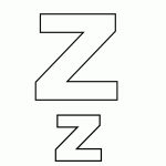 Alphabet Letter Z Coloring Page   A Free English Coloring Printable   Letter Z Worksheets Free Printable