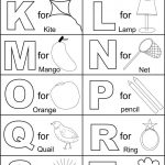 Alphabet Part Ii Coloring Printable Page For Kids: Alphabets   Free Printable Alphabet Coloring Pages