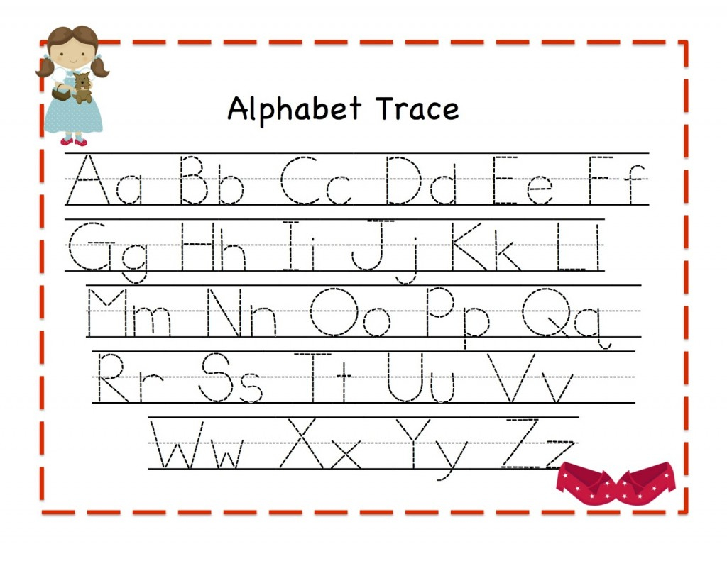 Alphabet Tracing | Kiddo Shelter - Free Printable Alphabet Letters Upper And Lower Case