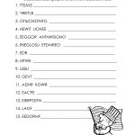America Word Scramble (Free Worksheet!) | Squarehead Teachers   Free Printable Word Scramble Worksheets