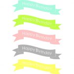 Anna And Blue Paperie: {Free Printable} Happy Birthday Cake Banners   Free Printable Birthday Cake