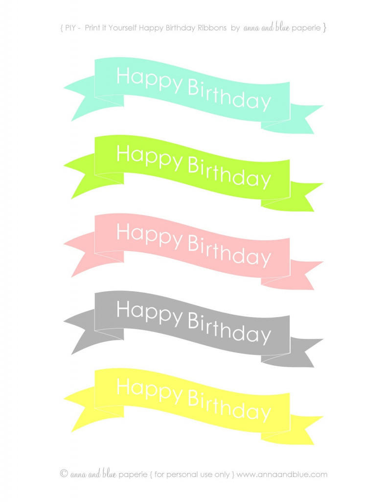 Free Printable Ribbons Free Printable