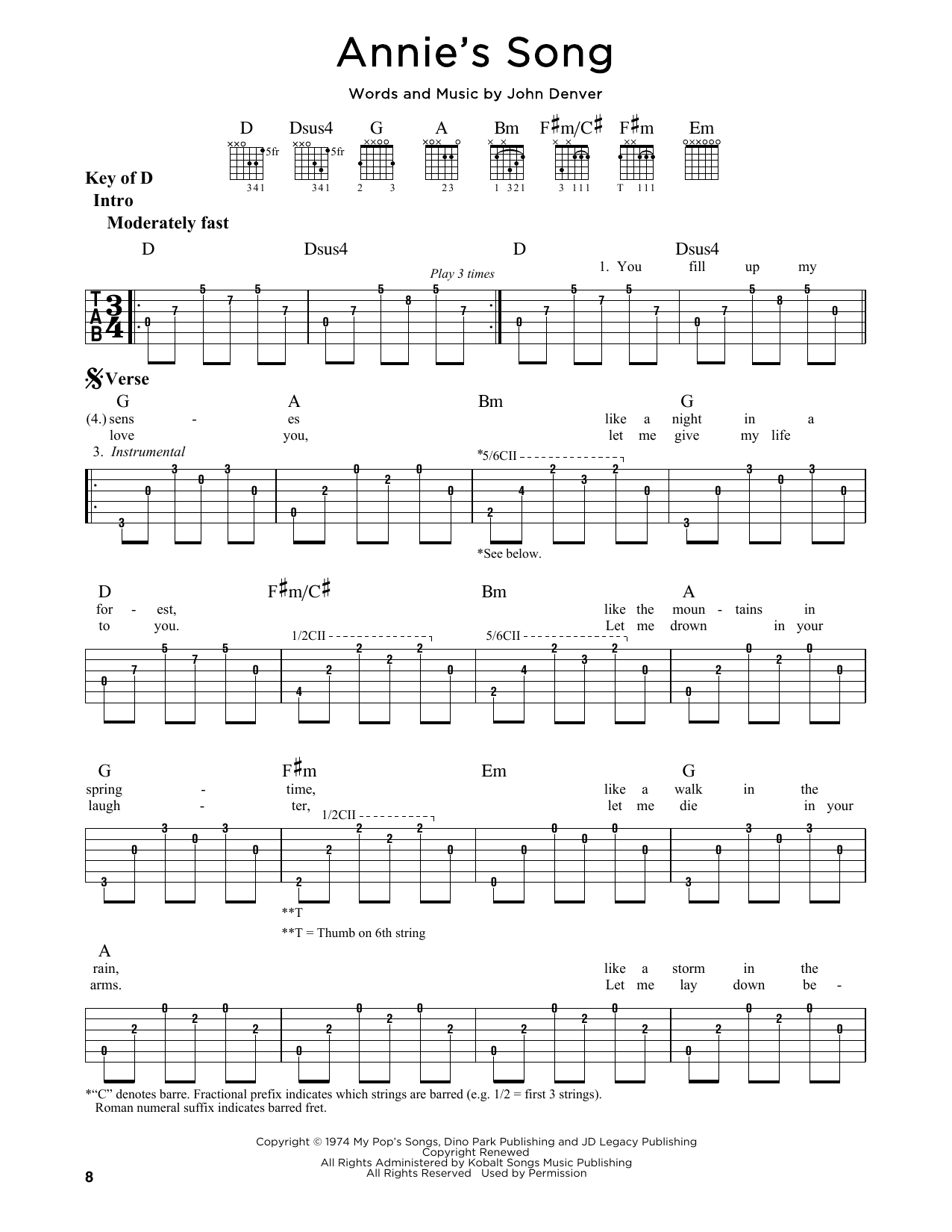 Annies Song Sheet Music John Denver Guitar Lead Sheet Free Guitar Sheet Music For Popular Songs Printable 