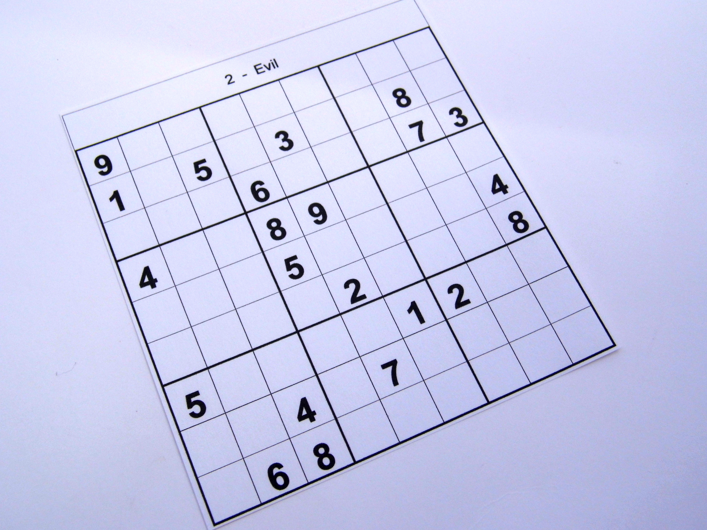 Archive Evil Puzzles – Free Sudoku Puzzles - Free Printable Sudoku 6 Per Page