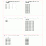 Area And Perimeter Worksheets (Rectangles And Squares)   Free Printable Perimeter Worksheets 3Rd Grade