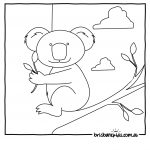 Australian Animals Colouring Pages | Brisbane Kids   Free Printable Aboriginal Colouring Pages