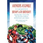 Avengers Birthday Invitations   Ingeniocity.co   Avengers Party Invitations Printable Free