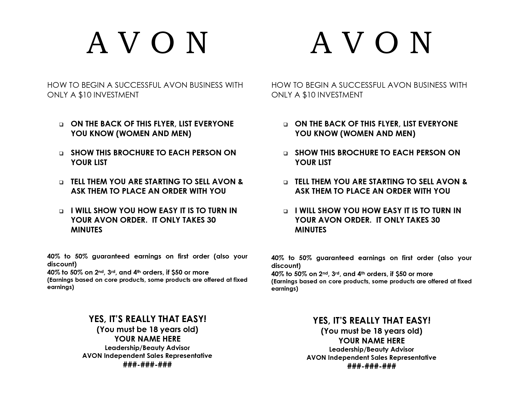 Avon Flyers | Avon Business | Avon | Pinterest | Avon, Avon - Free Printable Avon Flyers