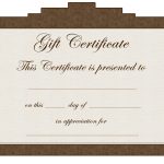Avon Gift Certificate Template   Clip Art Library   Free Printable Tattoo Gift Certificates