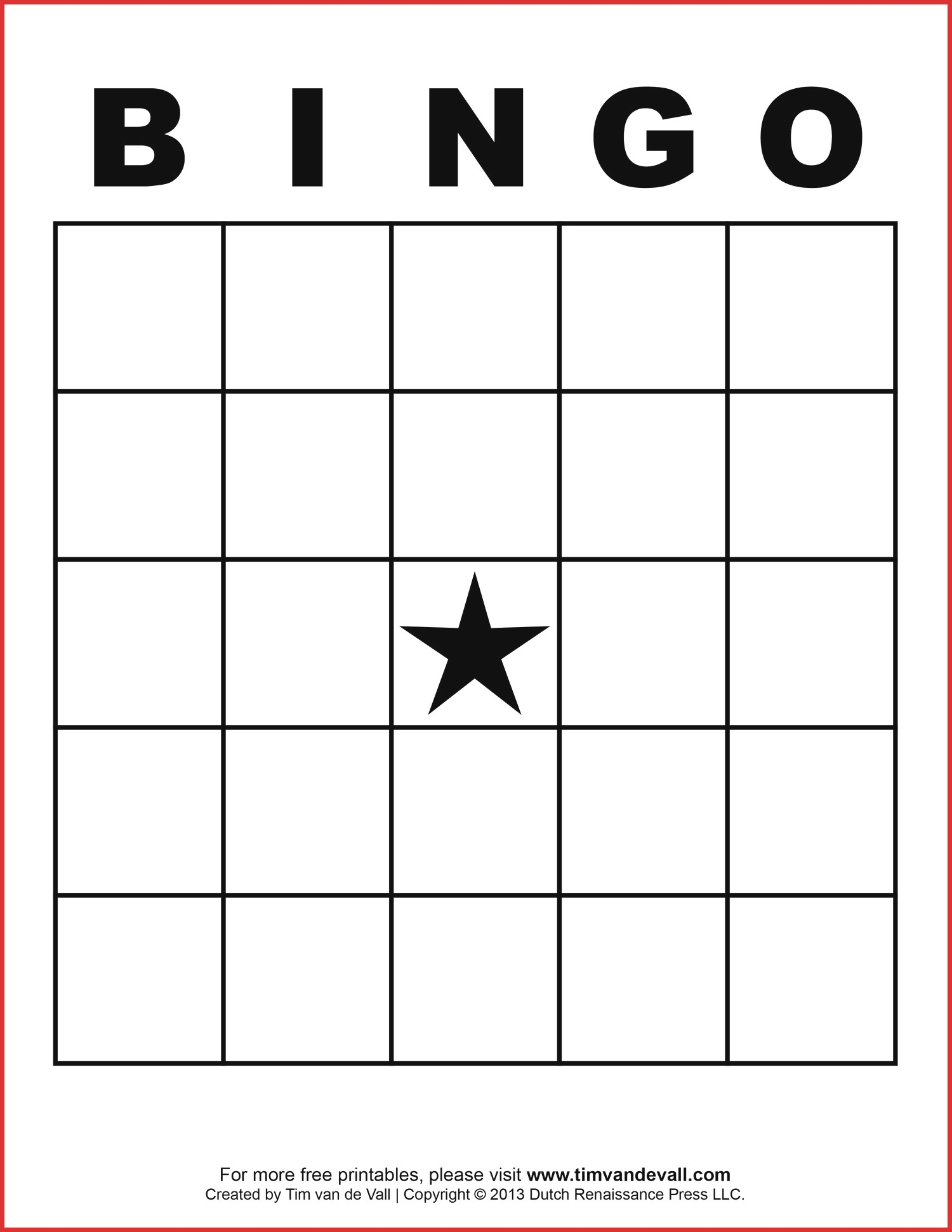 Awesome Blank Bingo Template | Dos Joinery - Printable Bingo Template Free
