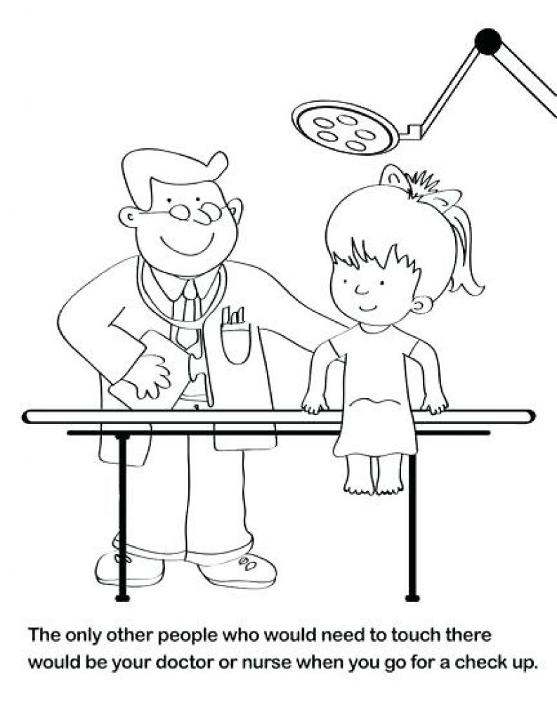 Awesome Good Touch Bad Touch Coloring Book Images - Printable - Free Printable Good Touch Bad Touch Coloring Book