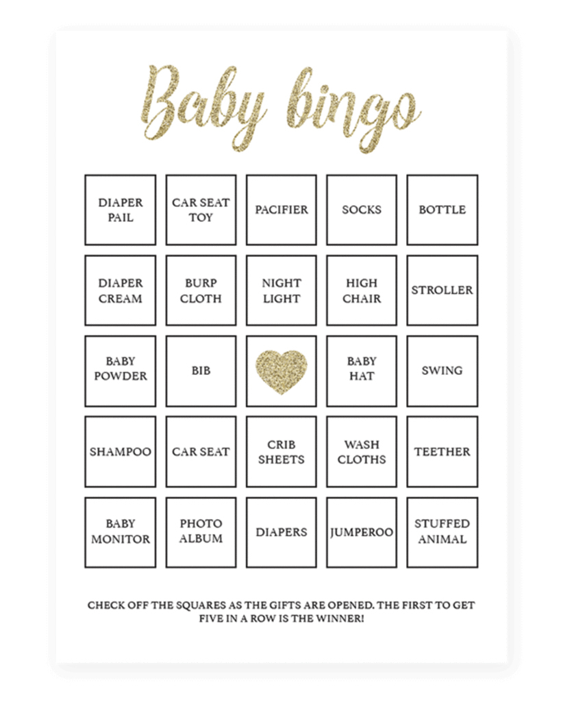 Baby Shower Bingo Cards Printable - Printable Cards - 50 Free Printable Baby Bingo Cards