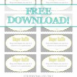 Baby Shower Diaper Raffle {Free Download} | Baby Shower | Pinterest   Free Printable Diaper Raffle Tickets Elephant
