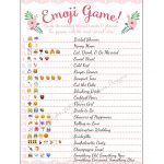Baby Shower Emoji Pictionary Free Printable   Baby Shower Ideas   Wedding Emoji Pictionary Free Printable