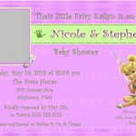Baby Shower Invitation Tinkerbell Disney Baby Girl Digital | Etsy   Free Printable Tinkerbell Baby Shower Invitations