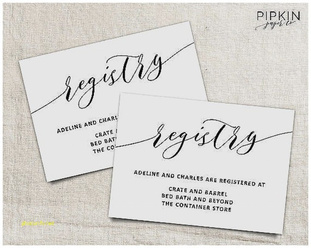 Baby Shower Registry Cards Template Free - Saman.cinetonic.co - Free Printable Registry Cards