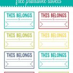 Back To School Printable Labels | Pins I Love | Pinterest | School   Free Printable Back To School