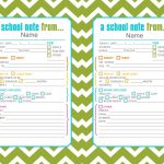 Back To School Printables – Clairebella Studio   Free Printable School Notes