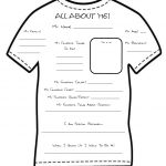 Back To School Printouts From The Teacher's Guide   Free Printable All About Me Poster
