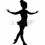 Ballerina Svg Dxf Ballerina Silhouette Svg Dxf Files Little Girl   Free Printable Ballerina Silhouette