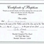 Baptism Certificate Template Professional Free Download Catholic   Free Online Printable Baptism Certificates