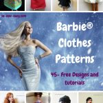 Barbie Clothes Patterns: 45+ Free Designs & Tutorials   So Sew Easy   Free Printable Barbie Doll Sewing Patterns Template