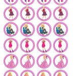 Barbie Party   Creative Printables   Free Printable Barbie Cupcake Toppers