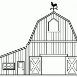 Barn Outline Barn Printable Coloring Pages Many Interesting Cliparts   Free Printable Barn Coloring Pages