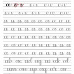 Basic Modern Calligraphy Practice Sheets@theinkyhand With Modern   Modern Calligraphy Practice Sheets Printable Free