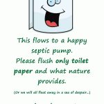 Bathroom Sign. Please Flush Only Toilet Paper, | Signs | Pinterest   Free Printable Do Not Flush Signs