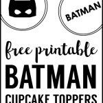Batman Cupcake Topper Printables | Rodjendani.. | Batman Birthday   Batman Cupcake Toppers Free Printable