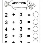 Beginner Addition – 6 Kindergarten Addition Worksheets / Free   Free Printable Sheets For Kindergarten