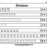 Beginner Division – Sharing Equally – Picture Division   14   Free Printable Division Worksheets Grade 3