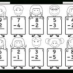 Beginner Subtraction – 10 Kindergarten Subtraction Worksheets / Free   Free Printable Sheets For Kindergarten