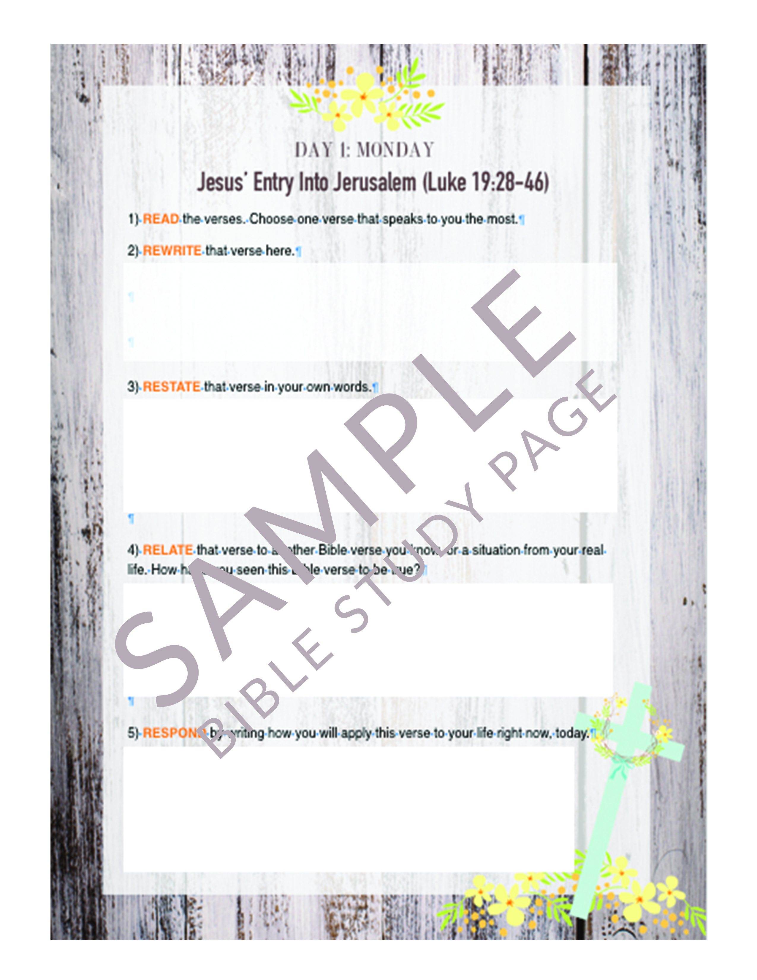 Best Easter Bible Study Lessons Printables For Families - Christ - Free Printable Bible Study Lessons With Questions And Answers