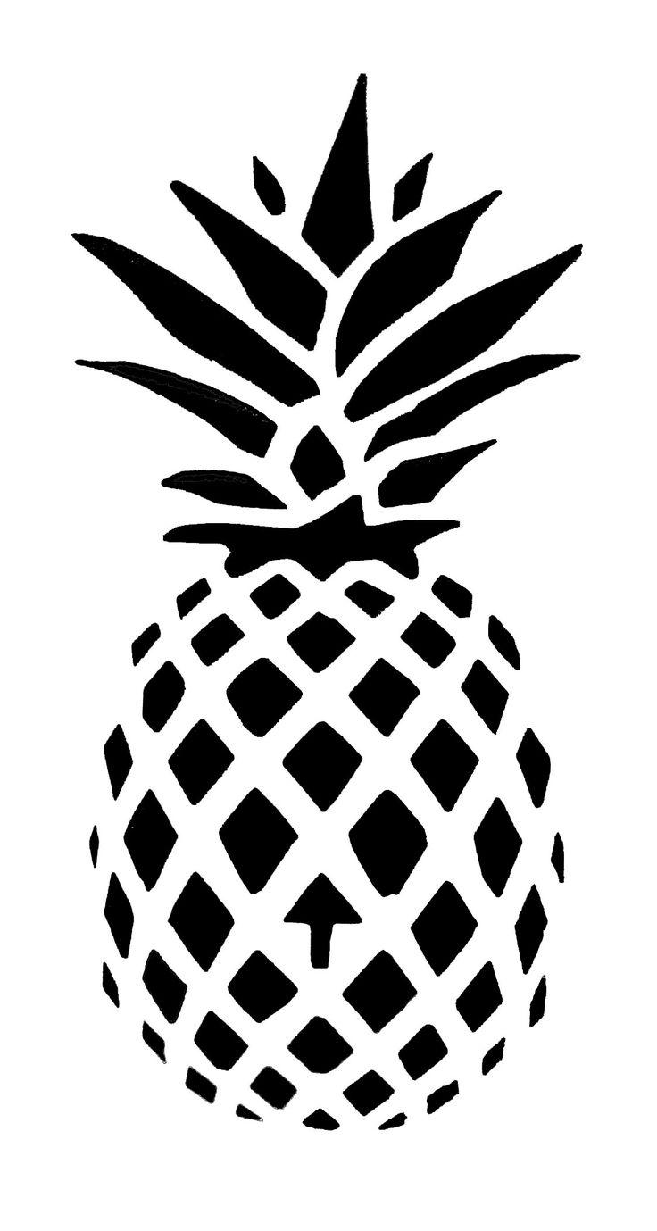 Best Free Printable Stencil Patterns Pineapple Art Drawing - Free Printable Stencil Patterns