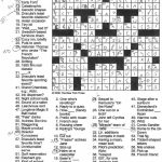 Best Merl Reagle Crossword Puzzle Printable ~ Themarketonholly   Merl Reagle&#039;s Sunday Crossword Free Printable