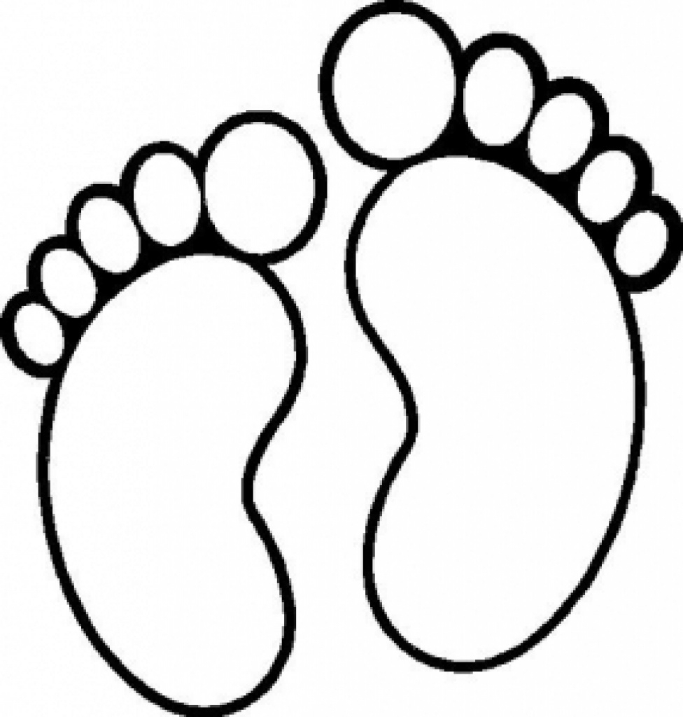 Best Photos Of Printable Feet Template - Free Printable Baby Feet - Free Printable Footprints