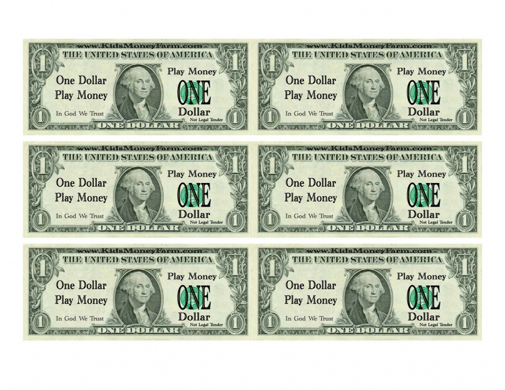 Best Photos Of Printable Realistic Play Money - Printable Fake Money - Free Printable Fake Money That Looks Real