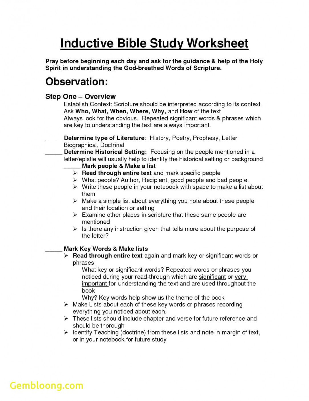 Bible Study Worksheets For Youth | Lostranquillos - Free Printable Bible Lessons For Youth