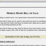 Bill Of Sale Template For Mobilee Free Printable Form | Askoverflow   Free Printable Mobile Home Bill Of Sale