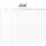 Bill Pay Checklist App Excel Printable Pdf Monthly Template   Free Printable Bill Payment Schedule