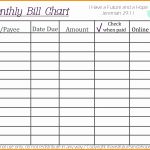 Bill Pay List Printable Paying New Chart Free Template Samples Word   Free Printable Monthly Bill Checklist