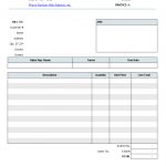 Billing Invoices Free Printable Invoice Forms Templates Blank Design   Free Bill Invoice Template Printable