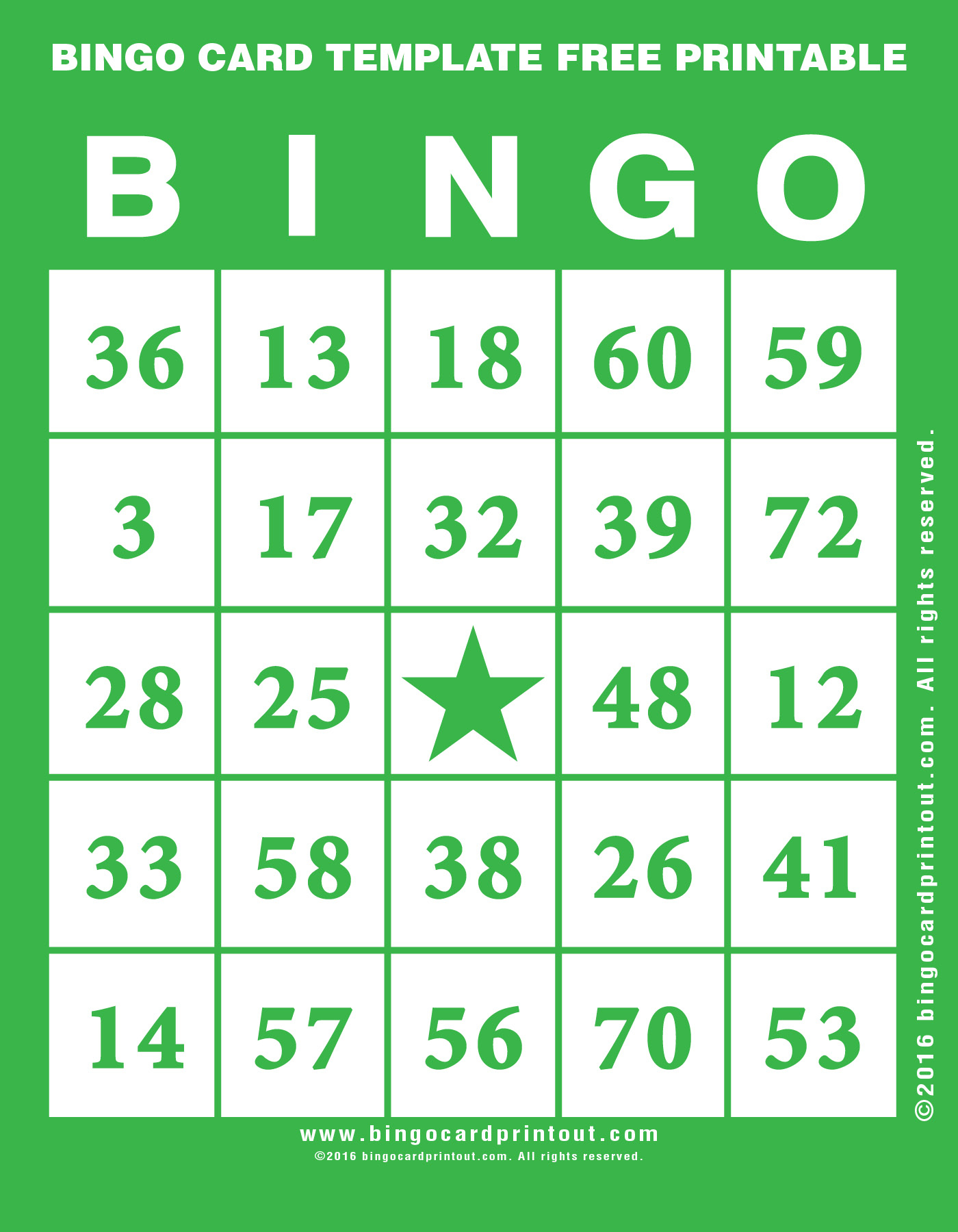 Bingo Card Template Free Printable - Bingocardprintout - Free Printable Bingo Cards For Large Groups