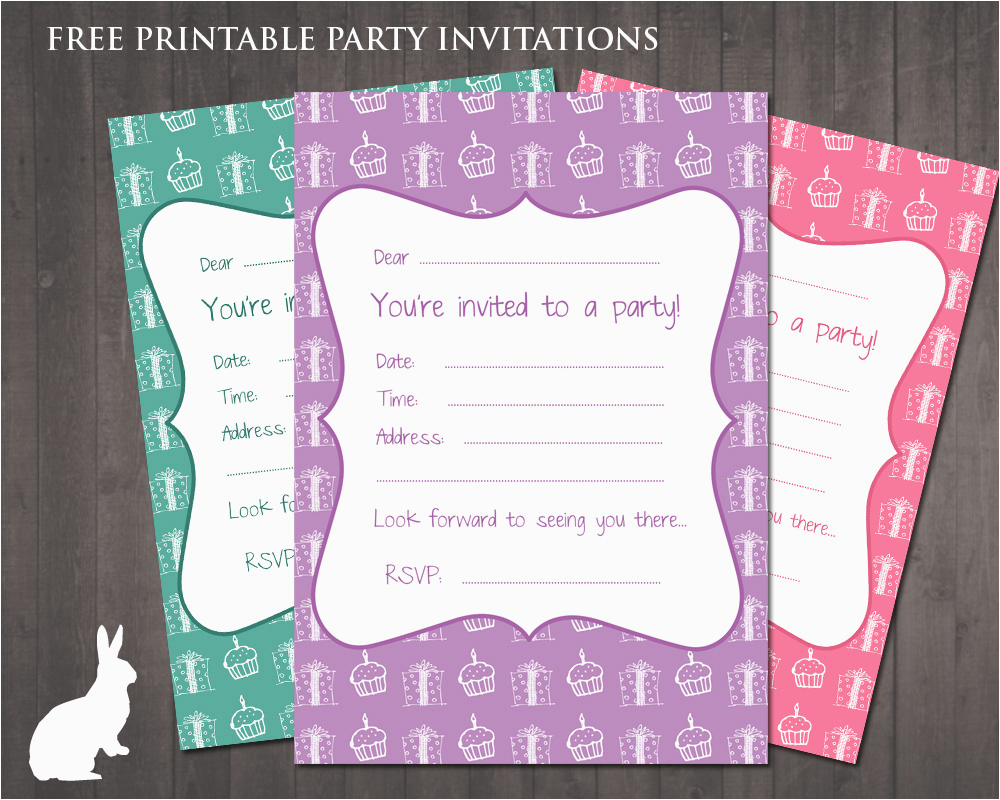 Birthday Invitation Online Maker 3 Free Printable Party Invitations - Make Printable Party Invitations Online Free