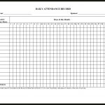 Blank Attendance Sheets Free Printable For Homeschool Sheet   Free Printable Attendance Sheets For Homeschool